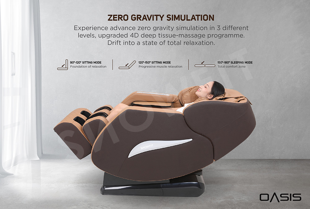 Oasis zero gravity massage chair