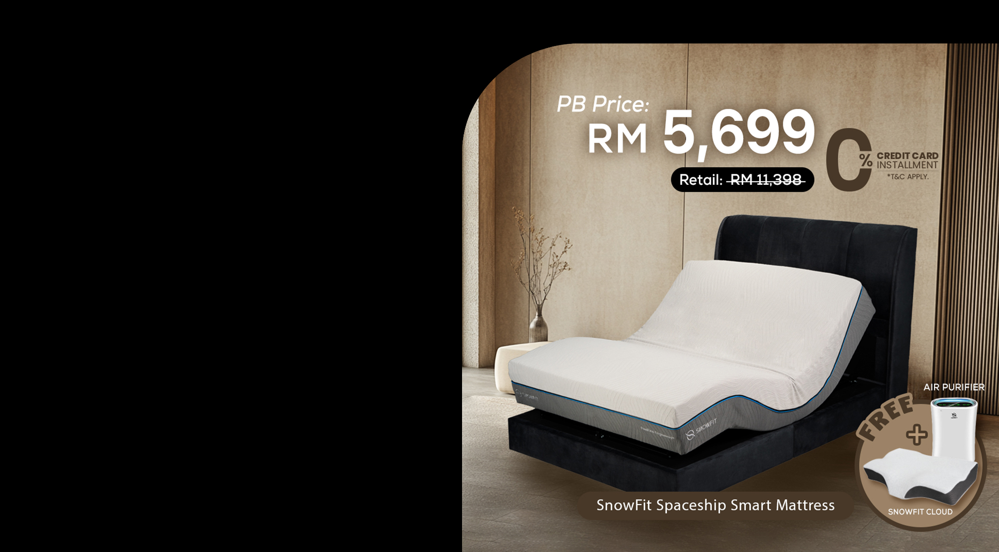 PB Queen Spaceship Smart Mattress